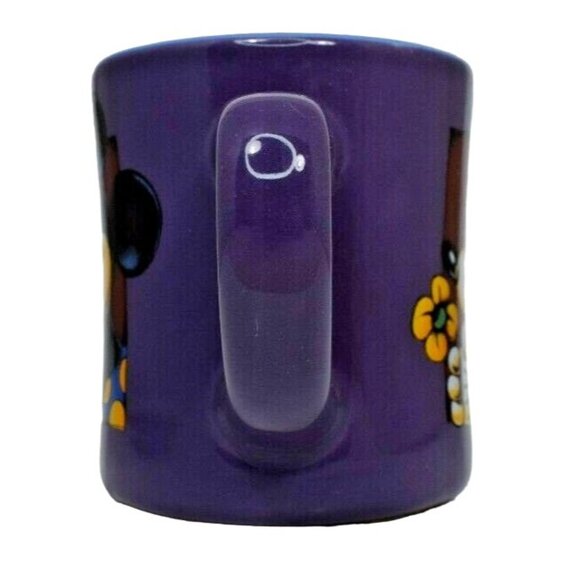 Disney Purple Minnie Mouse with Flower Ceramic 14 oz. Coffee Mug - Picture 4 of 6